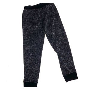 Metallic joggers sweatpants